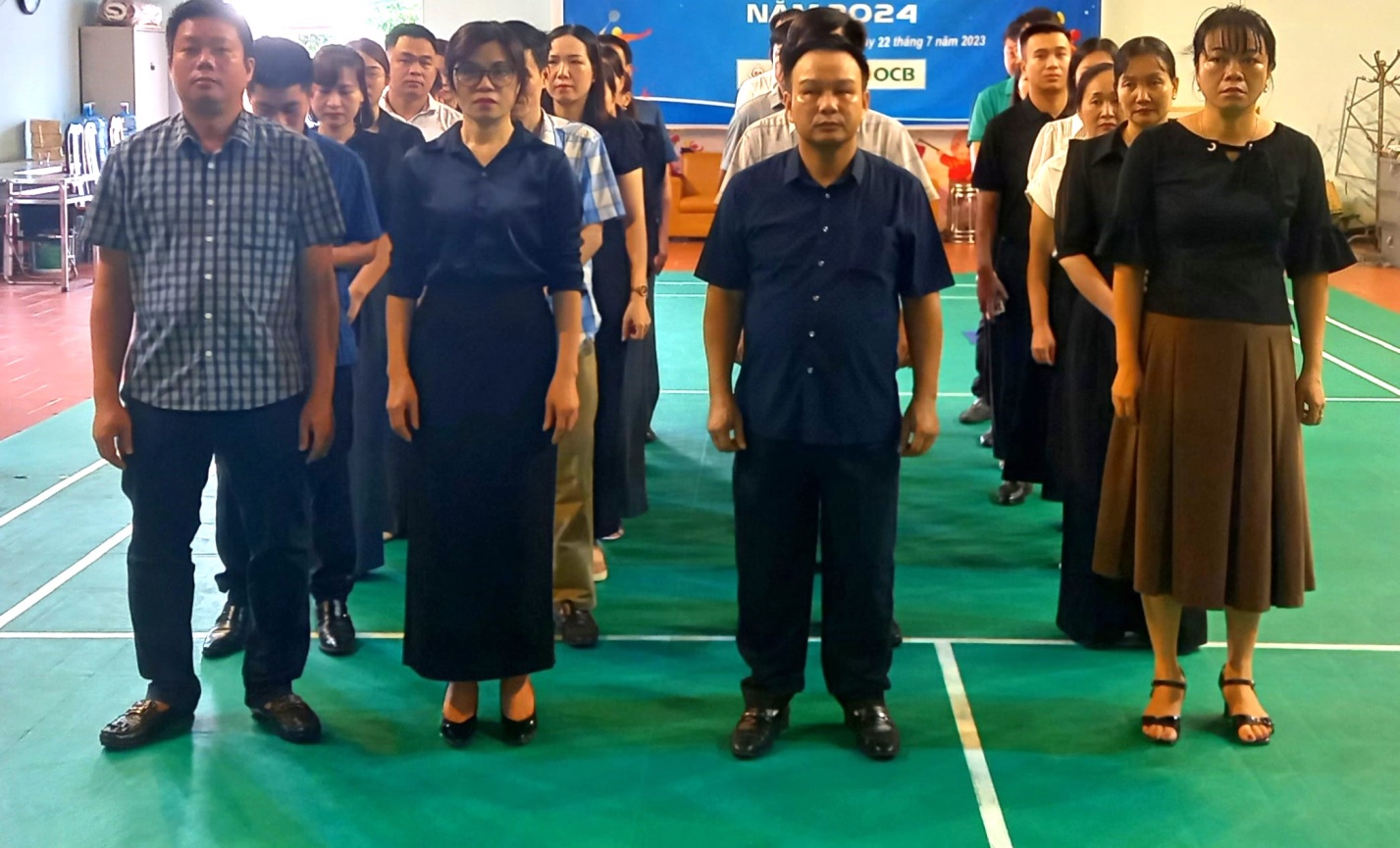 Công đoàn cơ sở Trung tâm Nước sinh hoạt và vệ sinh môi trường nông thôn tổ chức lễ viếng Tổng Bí thư Nguyễn Phú Trọng -0