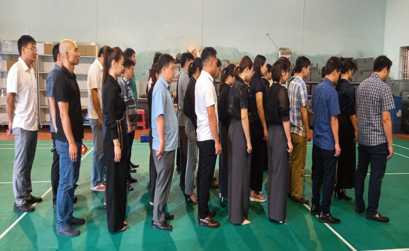 Công đoàn cơ sở Trung tâm Nước sinh hoạt và vệ sinh môi trường nông thôn tổ chức lễ viếng Tổng Bí thư Nguyễn Phú Trọng -0