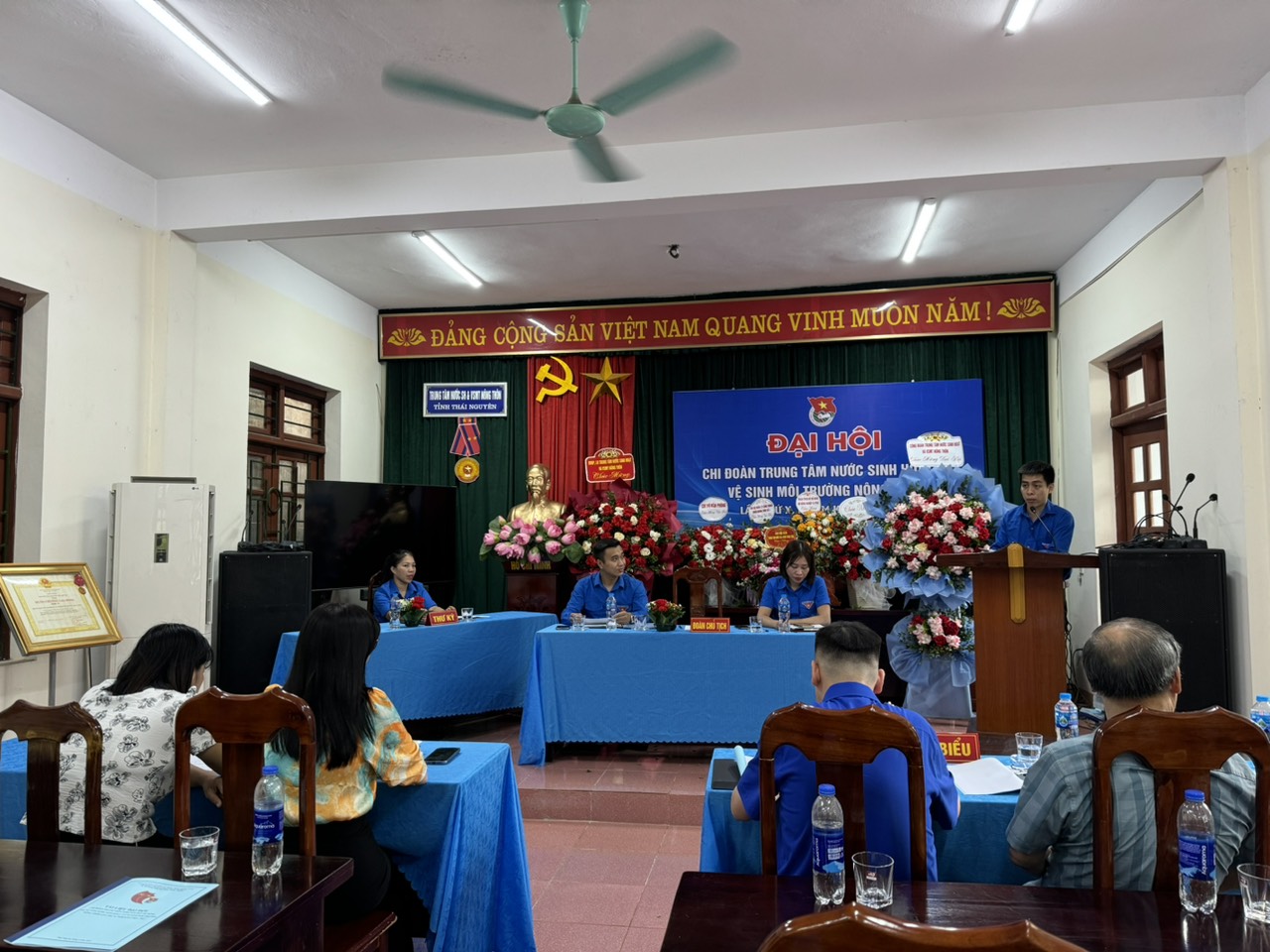 ĐẠI HỘI CHI ĐOÀN TRUNG TÂM NƯỚC SINH HOẠT VÀ VỆ SINH MÔI TRƯỜNG NÔNG THÔN LẦN THỨ X, NHIỆM KỲ 2024-2027