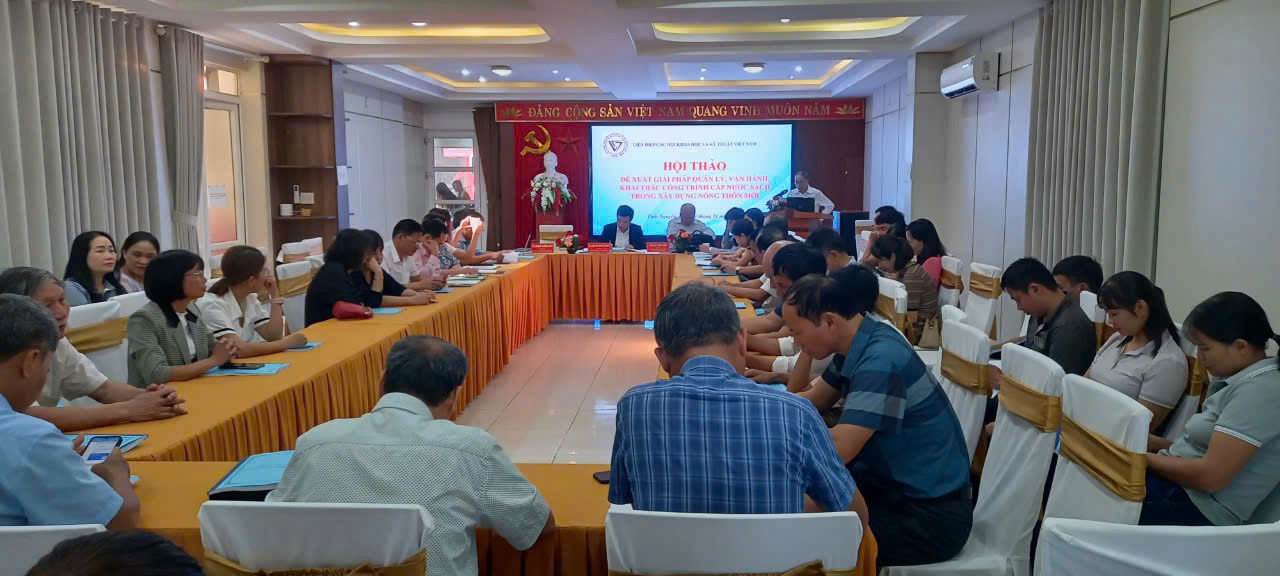 Hội thảo “Một số giải pháp quản lý, vận hành, khai thác các công trình cấp nước sạch trong xây dựng nông thôn mới tỉnh Thái Nguyên”