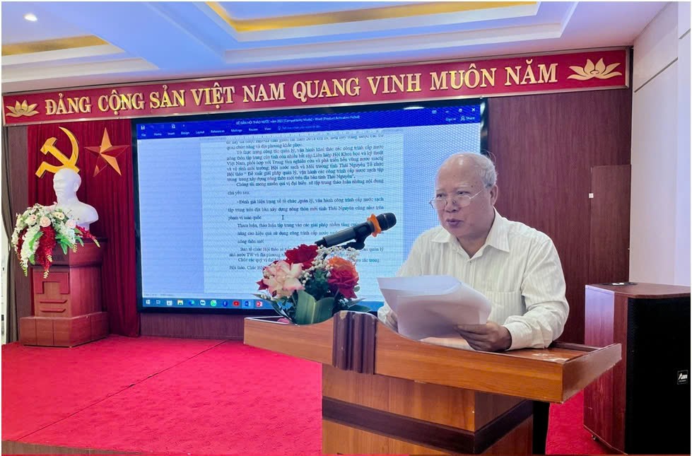 Hội thảo “Một số giải pháp quản lý, vận hành, khai thác các công trình cấp nước sạch trong xây dựng nông thôn mới tỉnh Thái Nguyên” -0